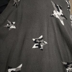 torrid Gray Star Pattern Sweatshirt